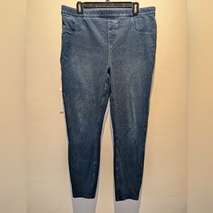 SPANX Ankle Jean-ish Leggings 1X Knit Jeans